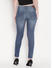 Dark Blue Low-rise Waist Super Skinny Fit Jeans