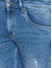 Spykar Blue Cotton Men Jeans (SKINNY)