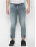 Spykar Grey Solid Slim Mid-Rise Jeans (Kano)