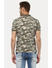 Green Camouflage Slim Fit Polo T-Shirt