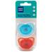 Mee Mee Soft Nipple Baby Pacifier (Red/Blue)
