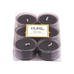 Pack of 4: Charcoal Acrylic 6 Tealights