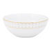 Golden Design Checkered White Salad Bowl