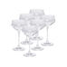 Set of 6 Clear Alca Martini Glass