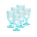 Set of 6  Sierra Blue Wine Glass
