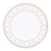 Set of 2 Grey and Golden Floral Lace Dessert Plate