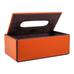 Orange Brown Tissue Box