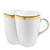Set of 4 Gold Design Coffee Mug