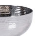 Set of 4 : Silver Tone Hammered Bowl