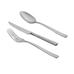 Set of 3: Silver Colour Florence Table Spoon Fork and Knife