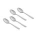 Set of 4: Silver Colour Florence Tea Spoon