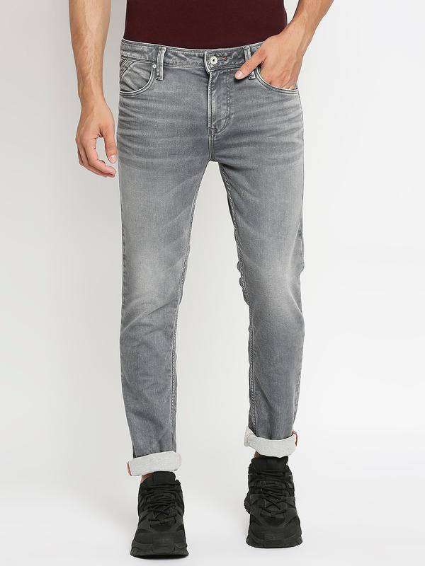 Killer Men's Grey Slim Fit Casual Jeans