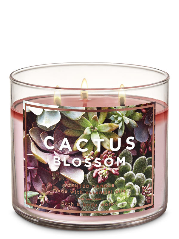 Bath & Body Works Cactus Blossom Large 3-Wick 14.5 oz Candle
