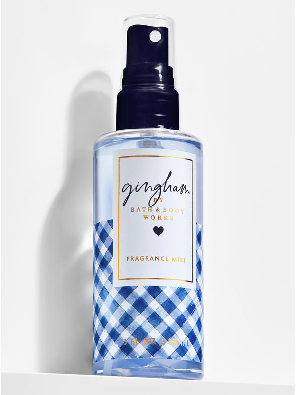 gingham bath and body works mist