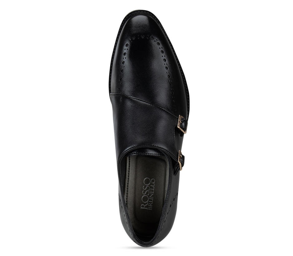 Black Monk Straps with Detailing