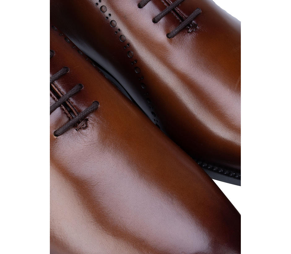 Tan  Leather Lace Ups