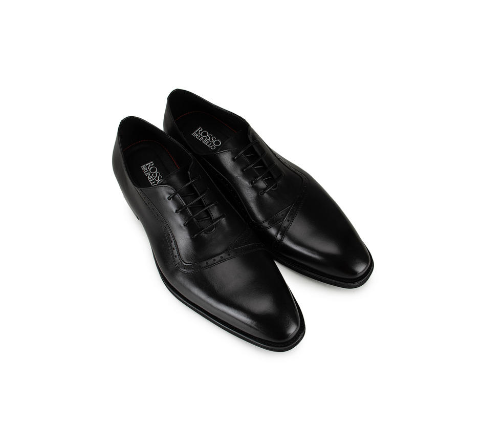 Mens Shoes Lace-ups Oxford shoes Santoni Lace-up Shoes in Black for Men 