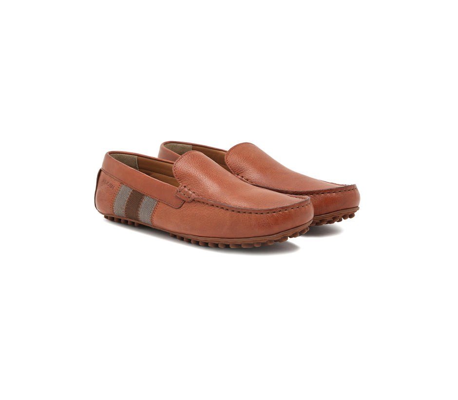 Buy Casual Tan Leather Loafer For Men 