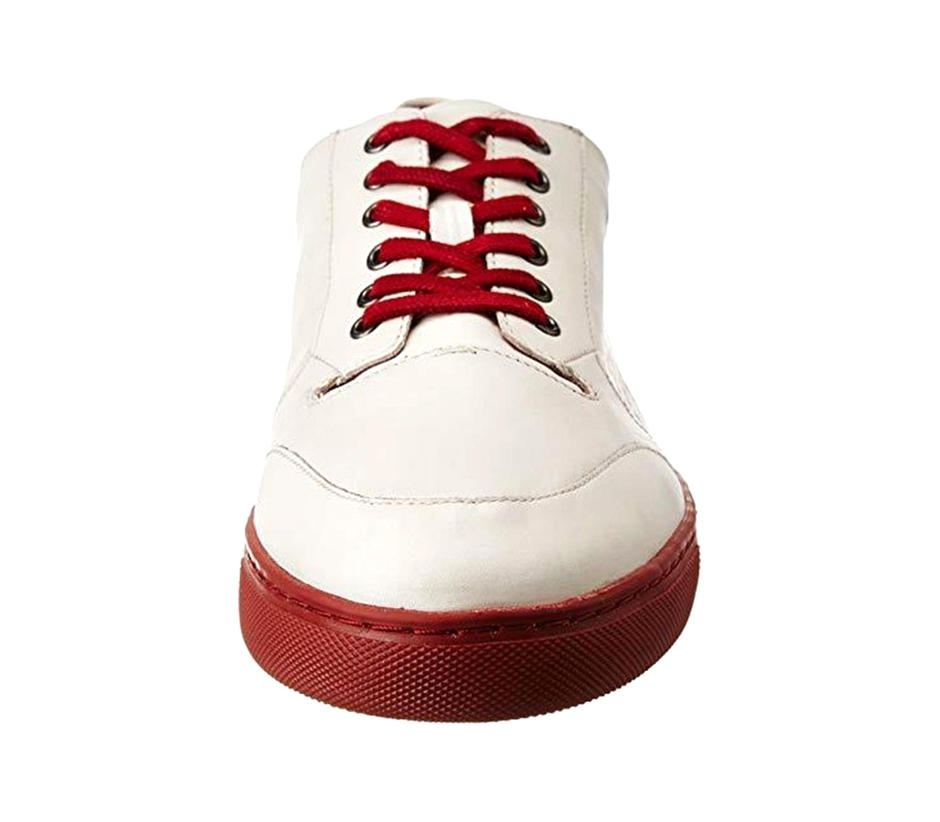 Buy Casual White Leather Sneaker For 