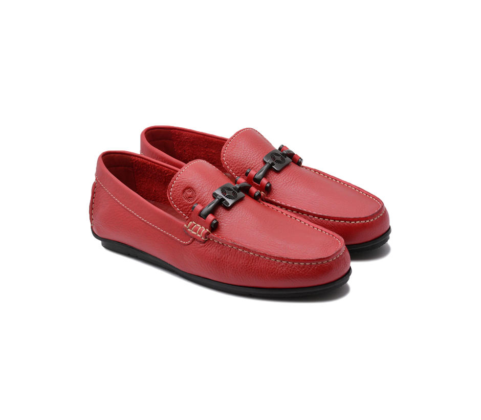 Ruosh Drivair Slip-on - Red Loafers For Men