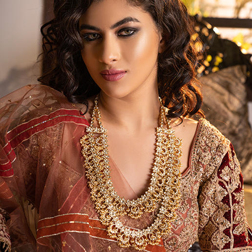 Kundan Jewellery for Maroon Lehenga | FashionCrab.com